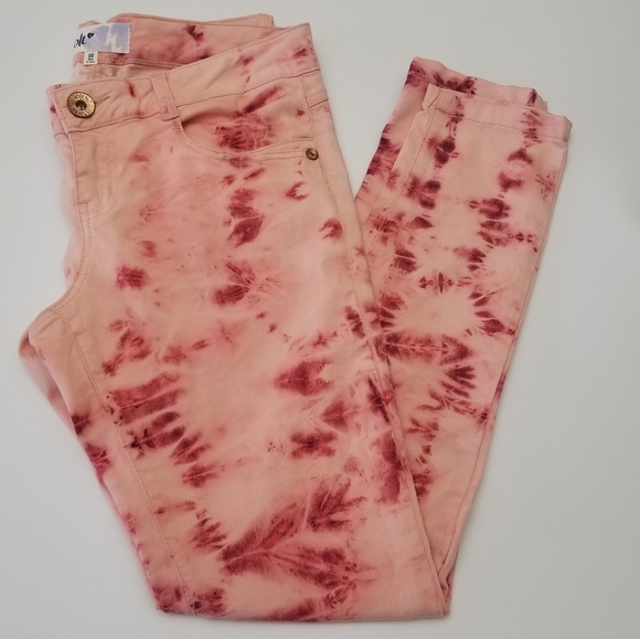 plus size tie dye jeans
